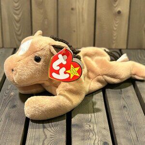 Vintage Ty Beanie Baby Derby the Horse (Coarse Mane)